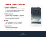 PREDATOR Fender Lines for Boats (Black)