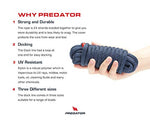 PREDATOR Dock Line Single Pack (Navy Blue, 1/2in)